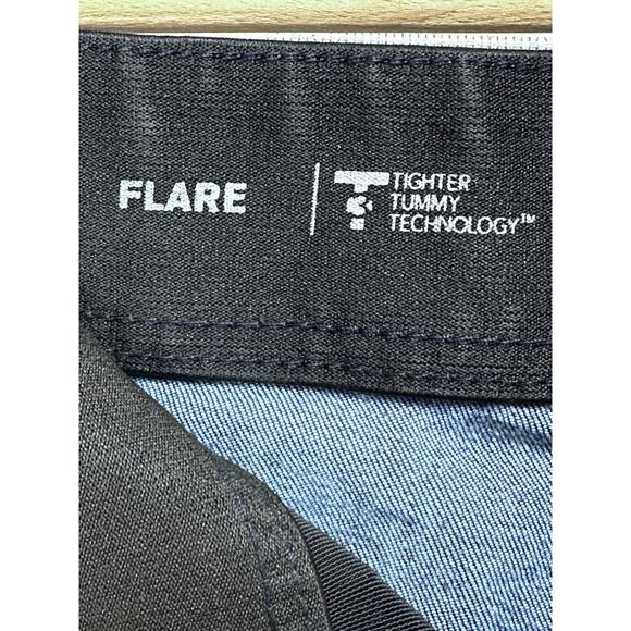 Lane Bryant Flare Dark Wash High Rise Jeans Size 22 Stretch 29” Inseam - Picture 8 of 16